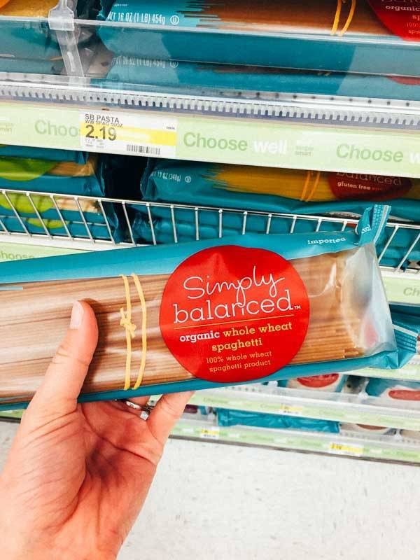Grocery Shopping at Target - Spaghetti.