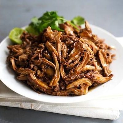 Honey Glazed Crockpot Chicken Adobo - simple pantry ingredients, hardly any hands-on time, 200 calories. | https://no-exerci.today
