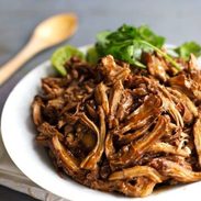 Honey Glazed Crockpot Chicken Adobo - simple pantry ingredients, hardly any hands-on time, 200 calories. | https://no-exerci.today